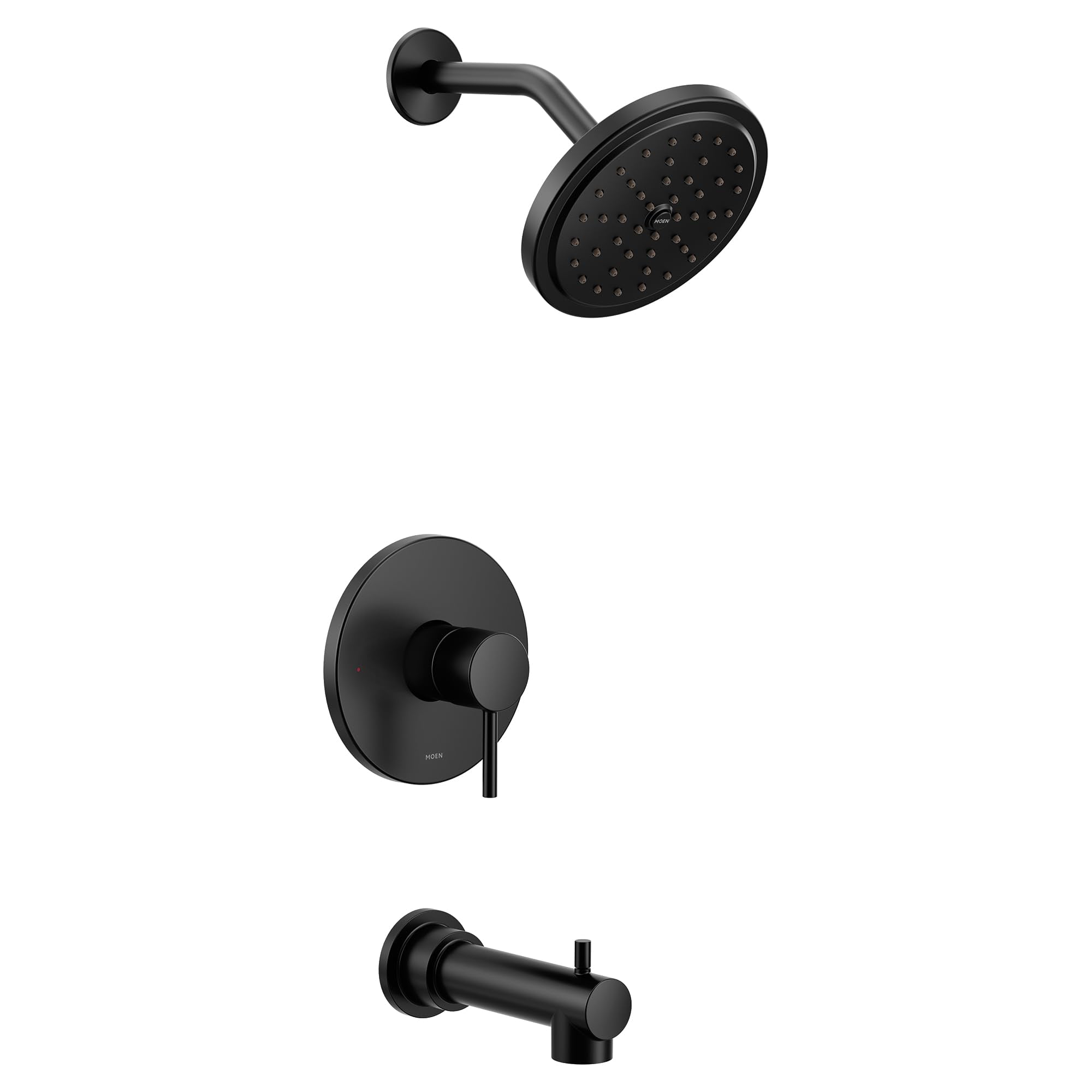 Moen M CORE 3 Series 1 Handle Tub and Shower Trim Kit in Matte Black - UT3293BL