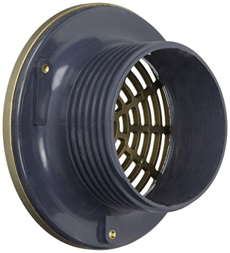 Dark gray rubber no-hub coupling with threaded connection and perforated metal insert band.