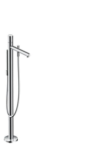 AXOR 45416001 Uno Freestanding Tub Filler Trim with Zero Handle and 1.75 GPM Handshower in Chrome