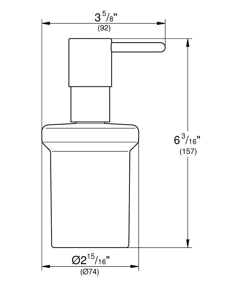 Grohe Essentials 40394EN1 Soap Dispenser in Brushed Nickel