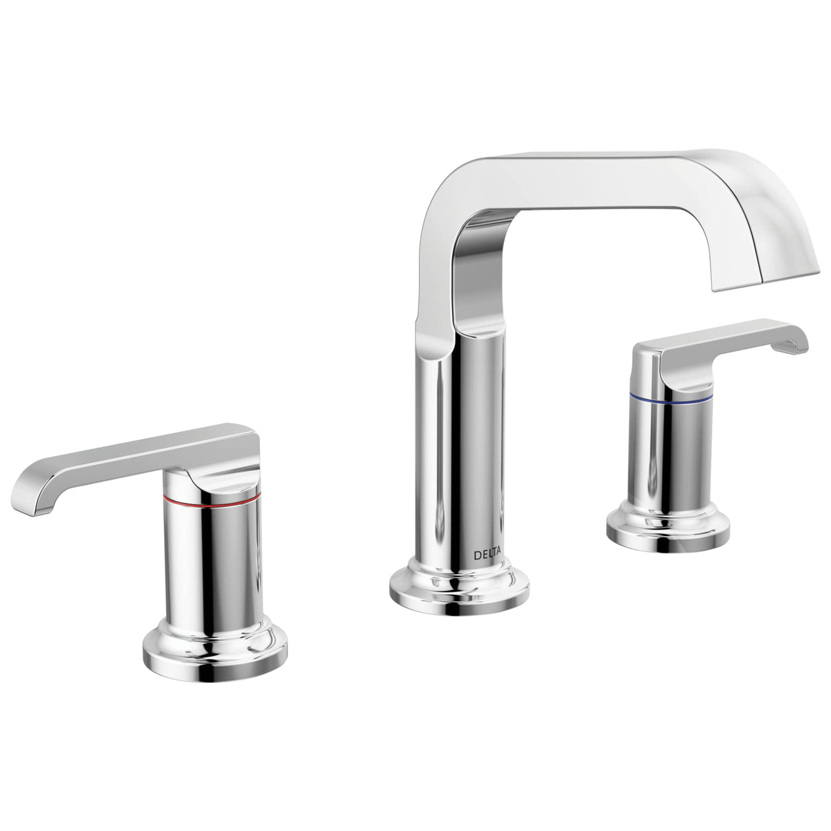 Delta Tetra 1.2 GPM Two Handle Widespread Bathroom Faucet w/ Drain