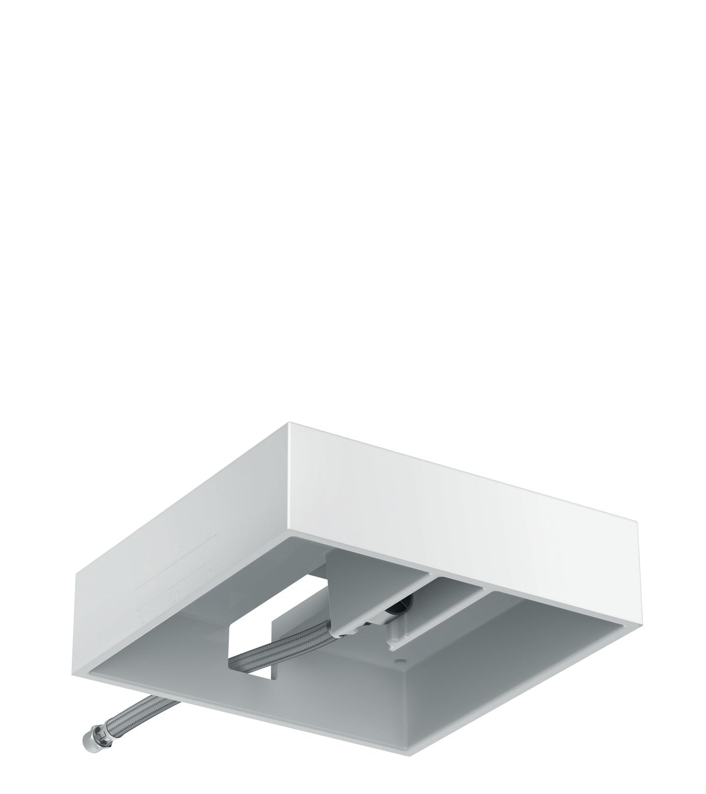 Hansgrohe 26254181 Raindance E Rough, Shower Head 400 Square 1-Jet