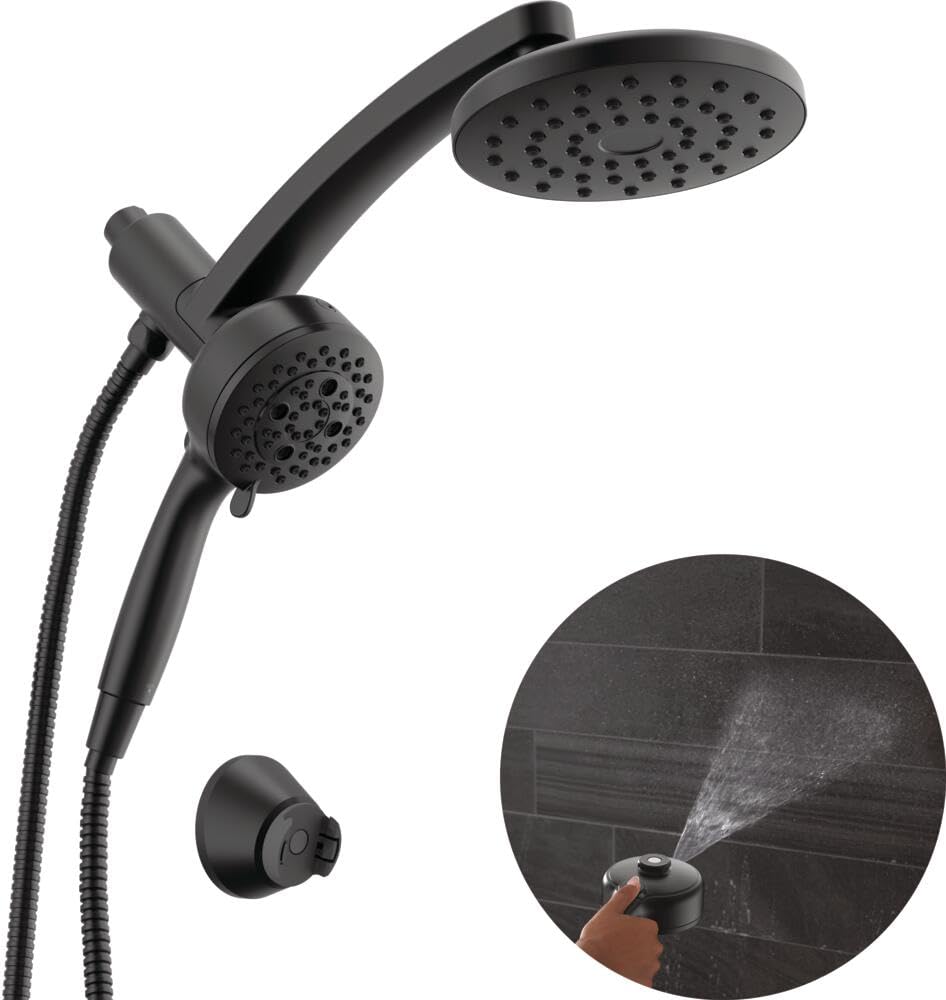 Delta PivotPro 1.75 GPM 3-in-1 Multi-Function Shower Head with Hand Shower