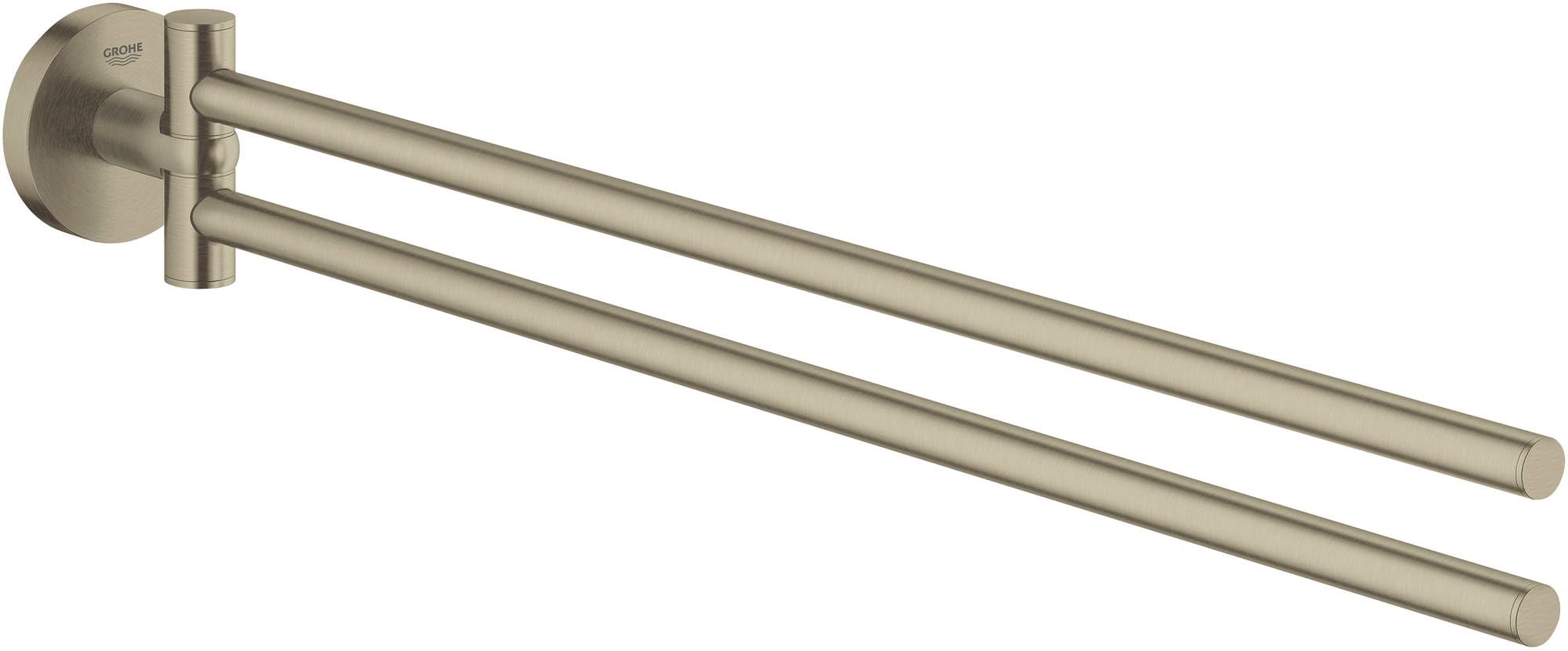 Grohe Essentials 40371EN1 18" Double Towel Bar in Brushed Nickel