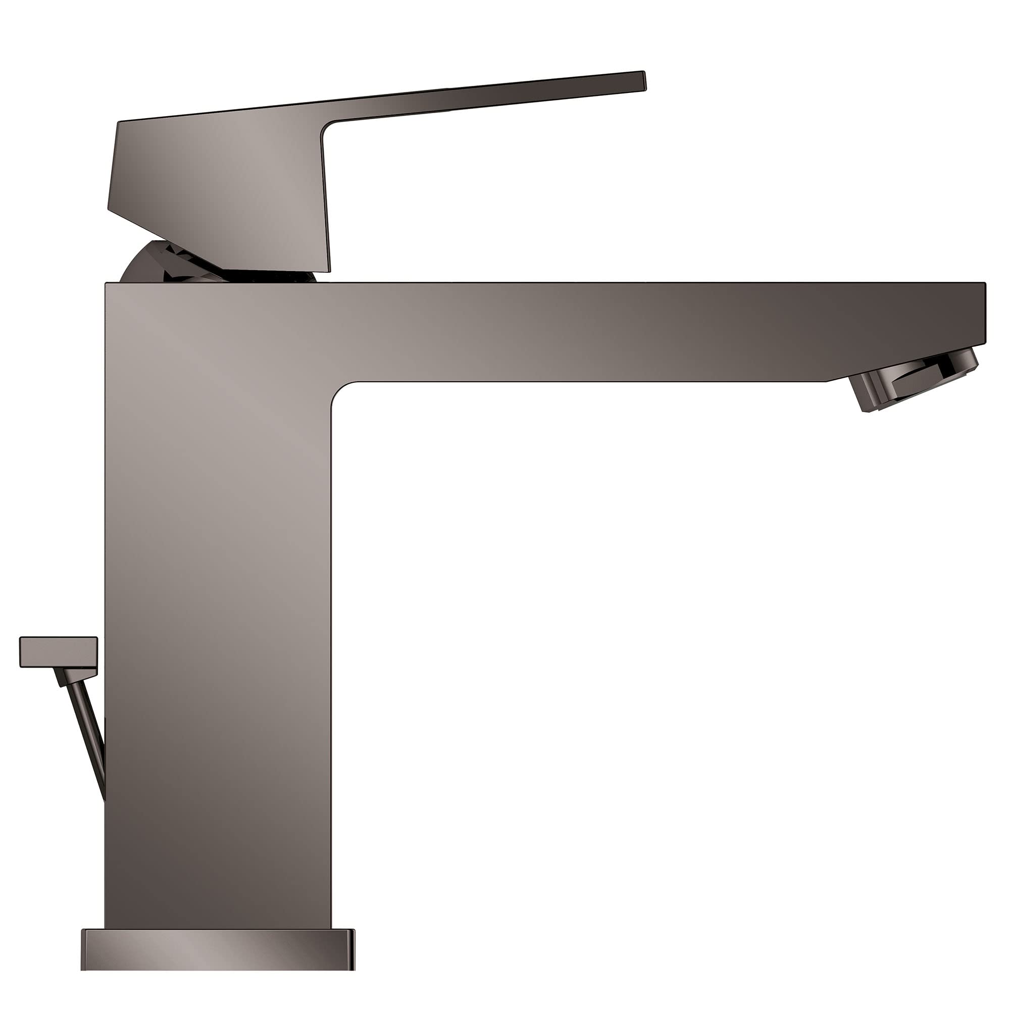 Grohe Eurocube 23670A00 Single Hole Single-Handle M-Size Bathroom Faucet 1.2 GPM in Grohe Hard Graphite