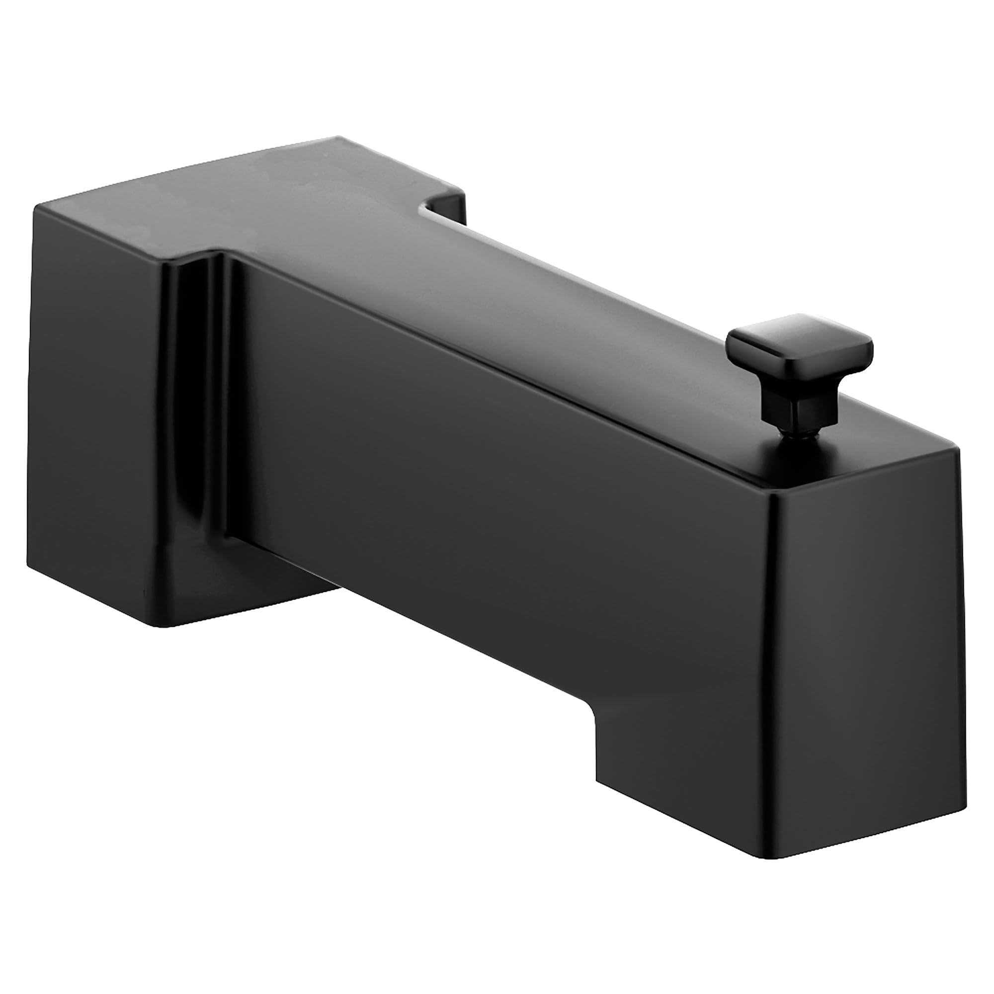 Moen 90 Degree Modern Tub Spout with Diverter 1/2 Inch Slip Fit CC Connection in Matte Black - S3896BL