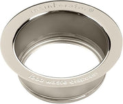 InSinkErator 3/4 Inch Standard Kitchen Drain Sink Flange in Polished Nickel - 77697