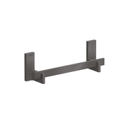 AXOR 42613340 Universal Rectangular Towel Bar, 12" in Brushed Black Chrome