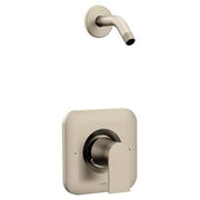 Moen Genta 1.75 GPM Single Handle Pressure Balance Shower Trim without Showerhead in Brushed Nickel - T2472NHBN