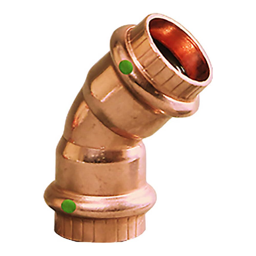 Viega 2" Press 45-Degree Elbow in Copper - 77043