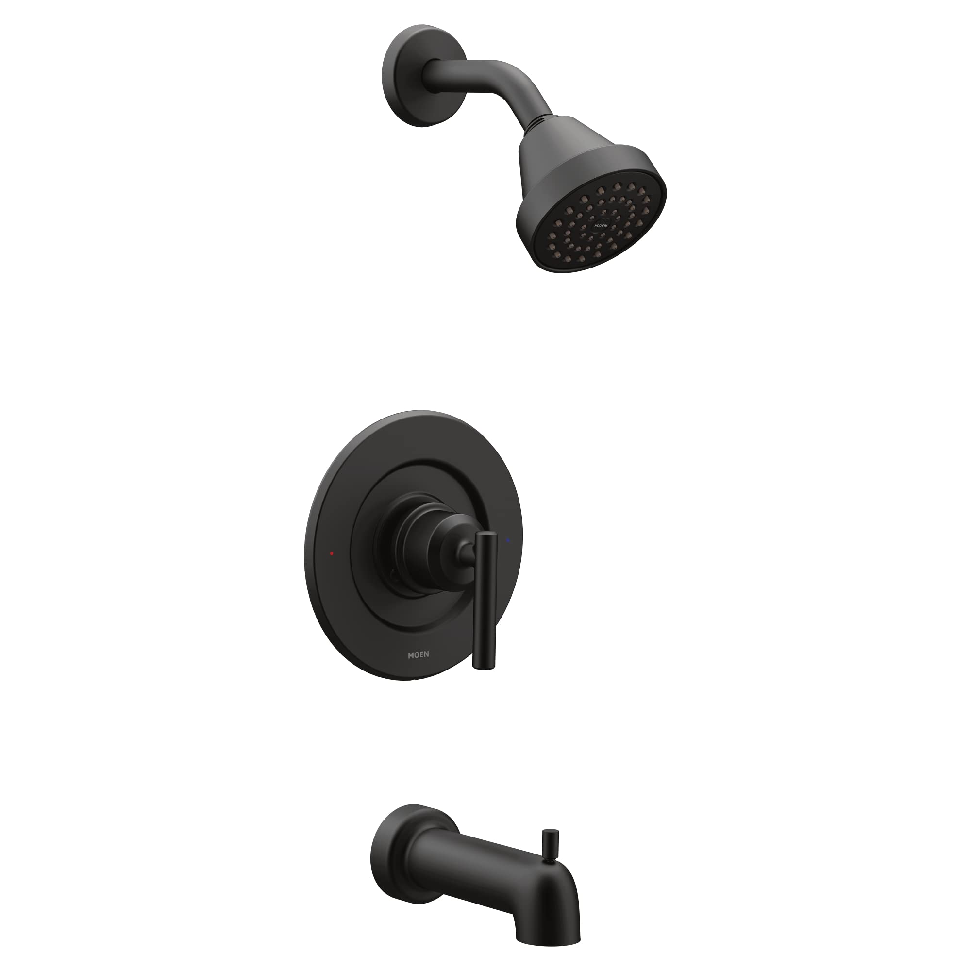 Moen Gibson Tub and Shower Trim Kit in Matte Black - T2903EPBL
