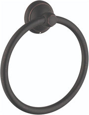 Hansgrohe 06095920 Towel Ring Timeless 7-inch Classic Holder in Rubbed Bronze