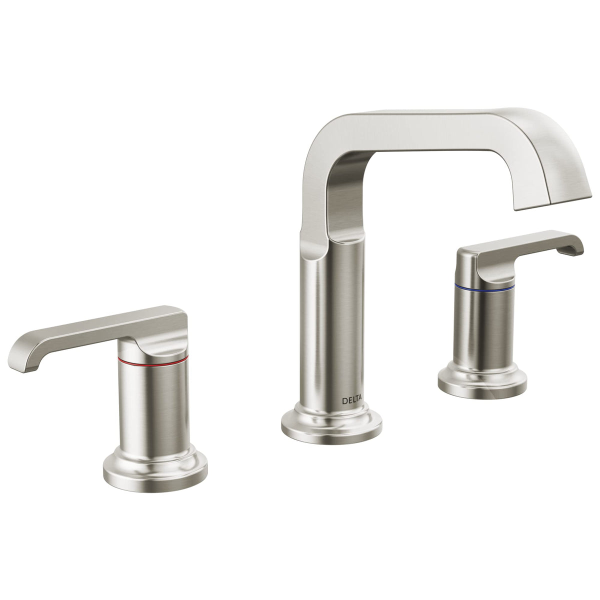 Delta Tetra 1.2 GPM Two Handle Widespread Bathroom Faucet w/ Drain