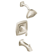 Moen Voss Posi Temp Pressure Balancing Eco Performance Tub and Shower Trim Kit Polished in Polished Nickel - T2693EPNL