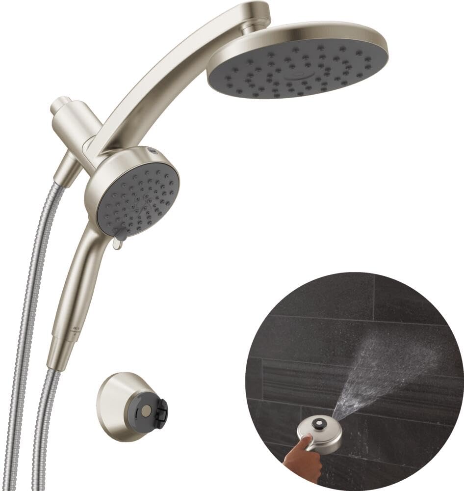 Delta PivotPro 1.75 GPM 3-in-1 Shower Head and Hand Shower Set