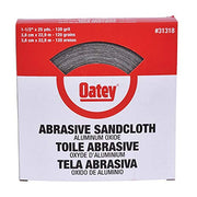 Oatey abrasive sandcloth sanding block, 1-1/2" x 25 yards, 120 grit aluminum oxide.