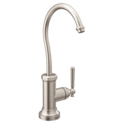 Moen Paterson Sip Industrial Cold Water Kitchen Beverage Faucet Optional Water Filtration System Spot Resist Stainless in Spot Resist Stainless - S5540SRS