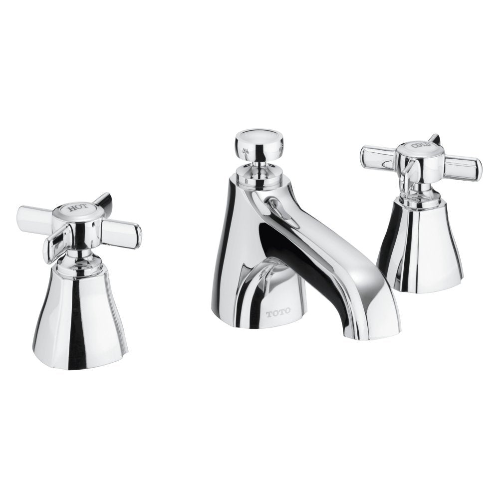 Toto Widespread Bathroom Faucet with Cross Handles - TL970DDLQ#CP