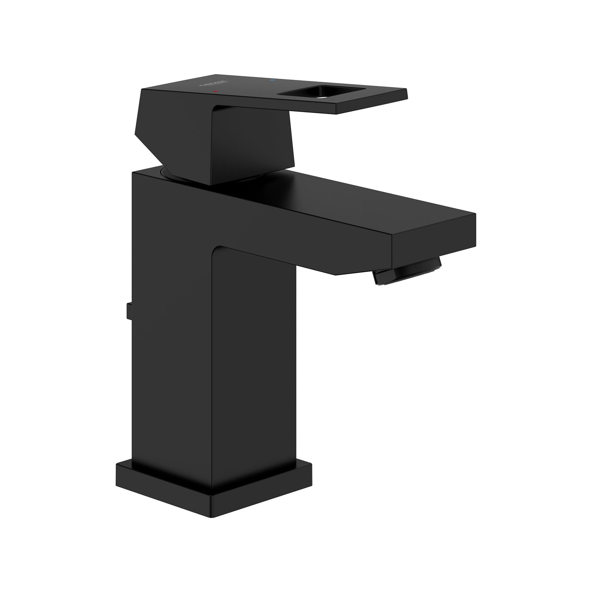 Grohe Eurocube 23129243A Single Hole Single-Handle S-Size Bathroom Faucet 1.2 GPM in Matte Black