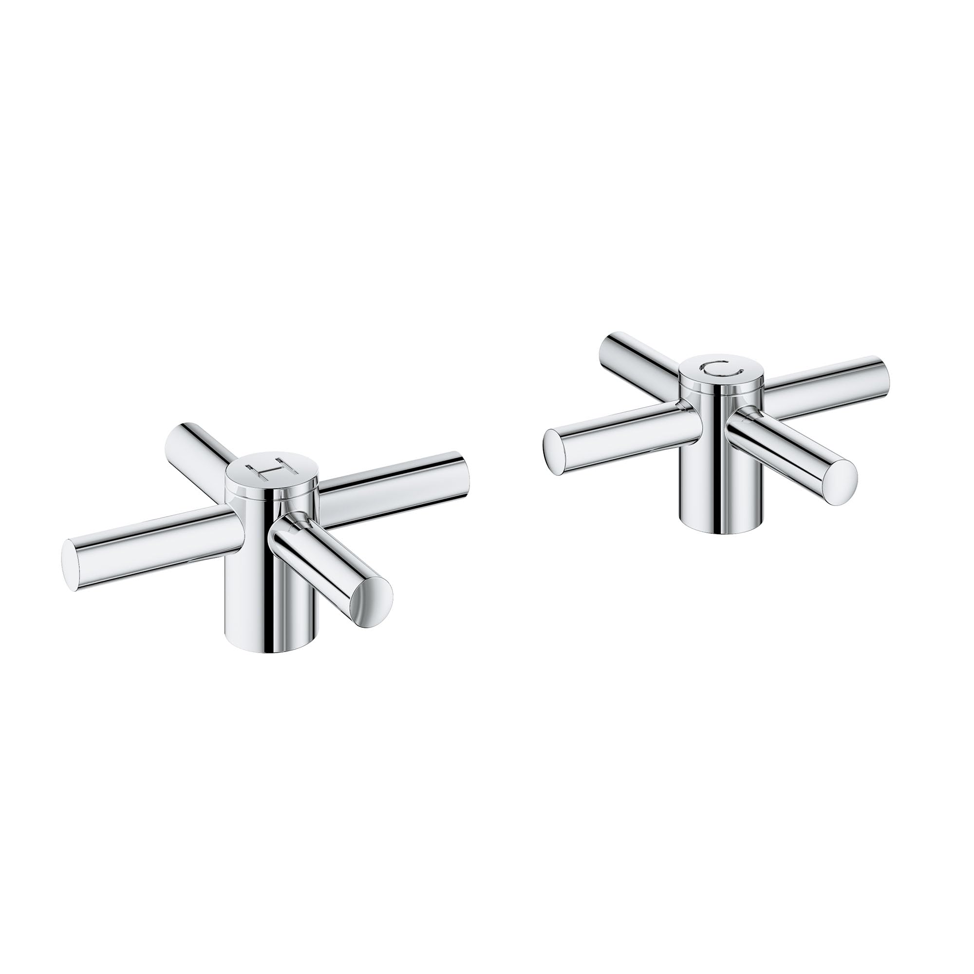 Grohe Atrio 14215000 Cross Handles (Pair) in Grohe Chrome