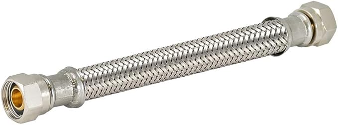 Eastman 48141 Faucet Connector 3/8 Comp 6 Inch Braided Stainless