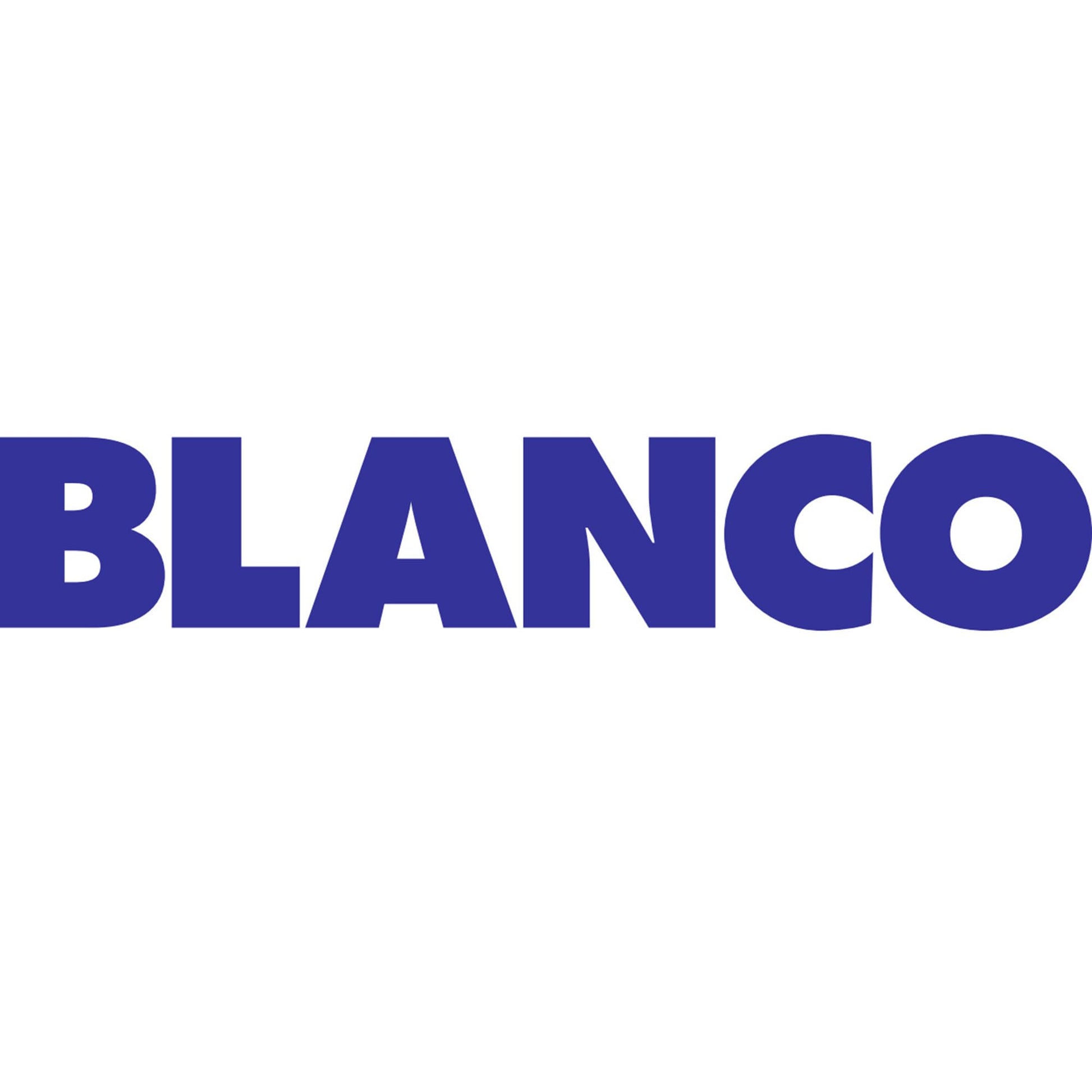 Blanco brand logo in blue text on white background.