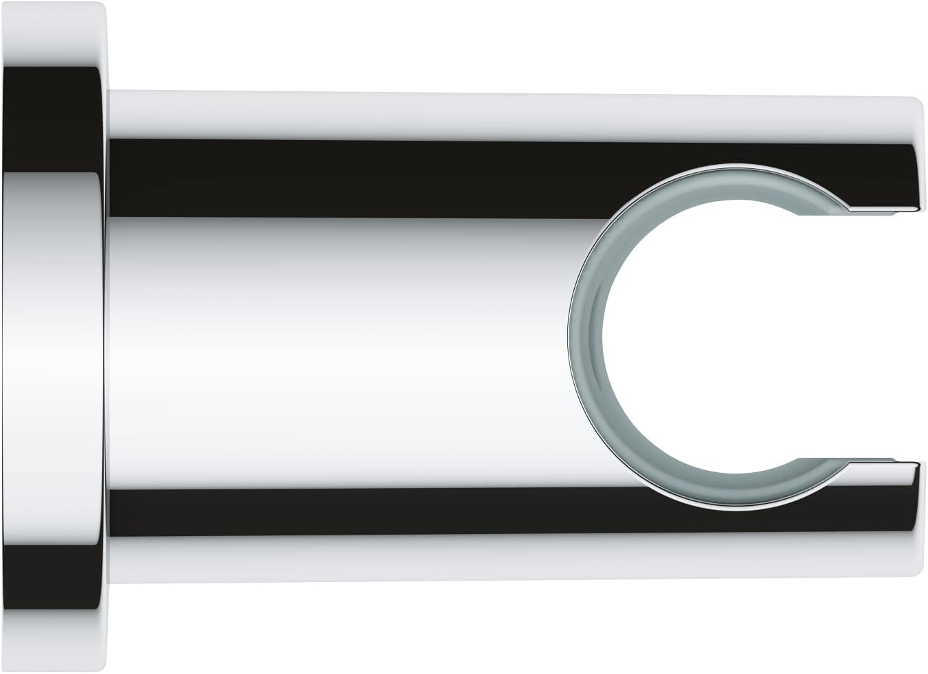 Grohe 27074000 Rainshower Wall Hand Shower Holder Round In Starlight Chrome Finish