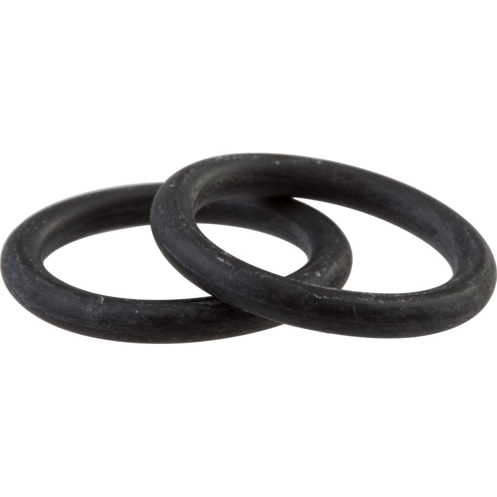 Two black rubber O-rings for Delta Waterfall faucet model RP22934.