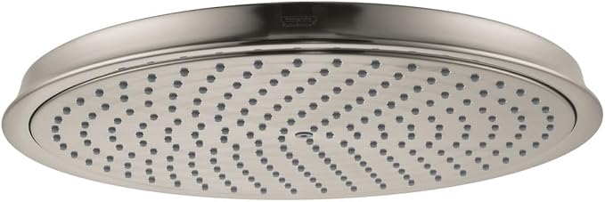 Hansgrohe 28428821 Raindance Classic Shower Head 300 1-Jet, 2.5 GPM in Brushed Nickel