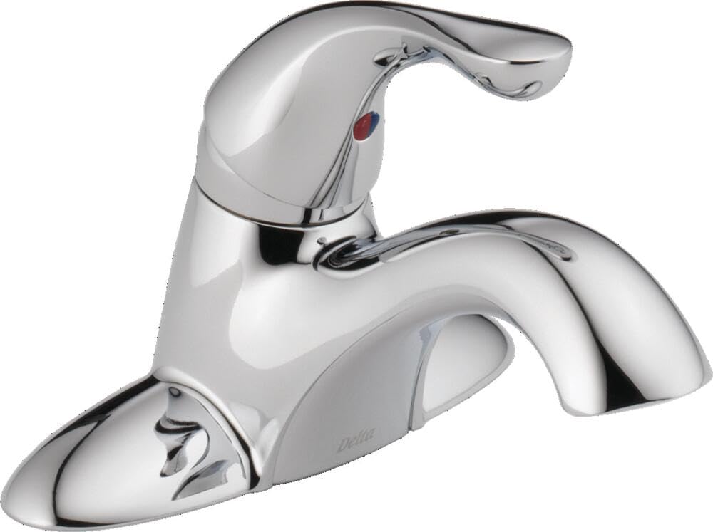 Delta Classic 520-GPM-DST Single Handle Centerset Bathroom Faucet in Chrome Finish