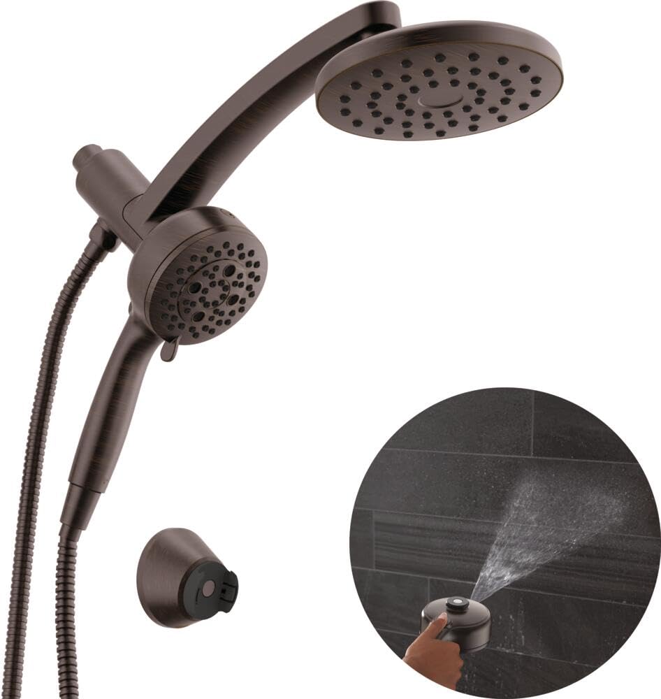 Delta PivotPro 2.5 GPM 3-in-1 Multi-Function Shower Head with Hand Shower