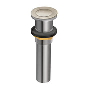 Moen Pop-Up Bathroom Sink Drain No Overflow in Brushed Nickel (BN) - 140780BN