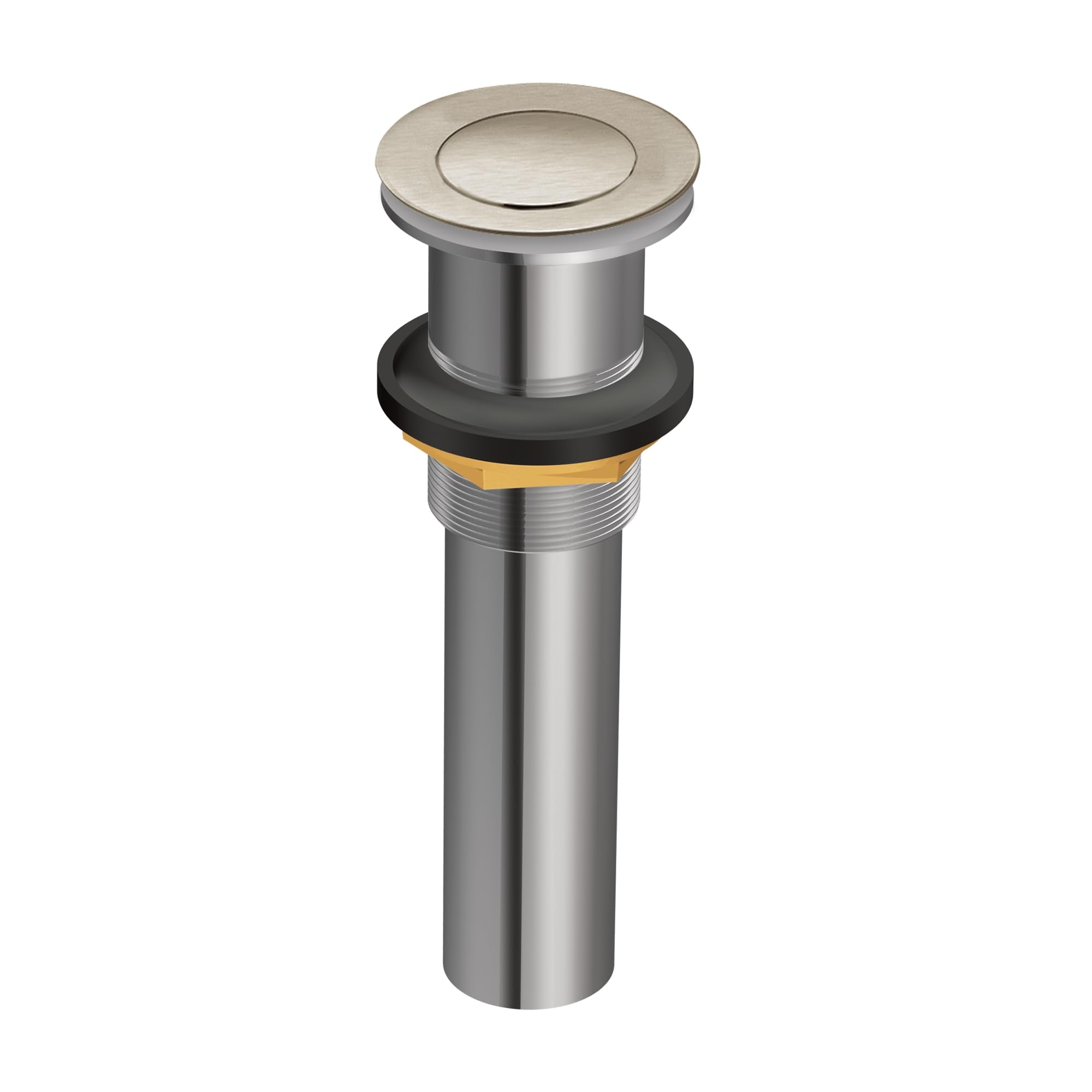 Moen Pop-Up Bathroom Sink Drain No Overflow in Brushed Nickel (BN) - 140780BN