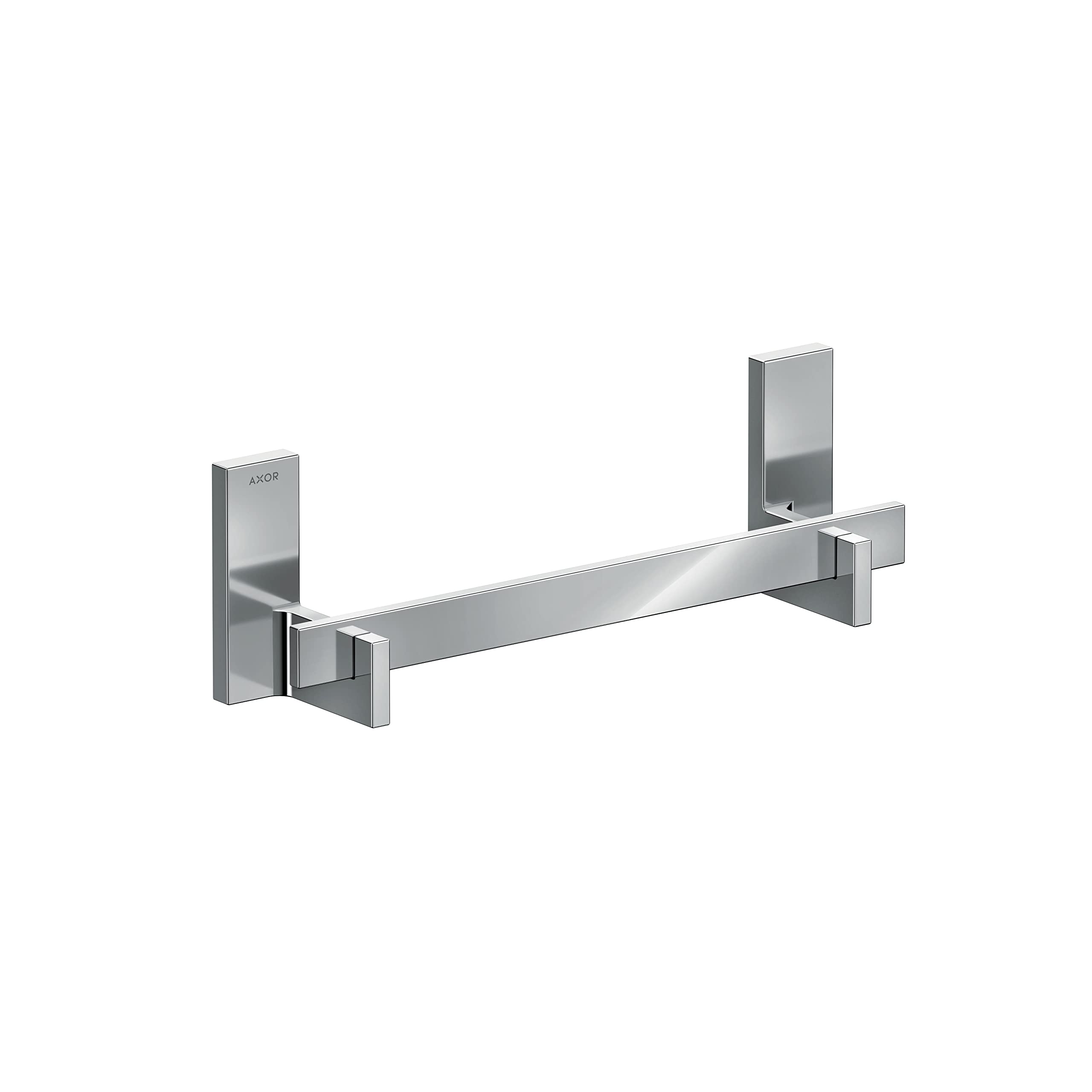 AXOR 42613000 Universal Rectangular Towel Bar, 12" in Chrome