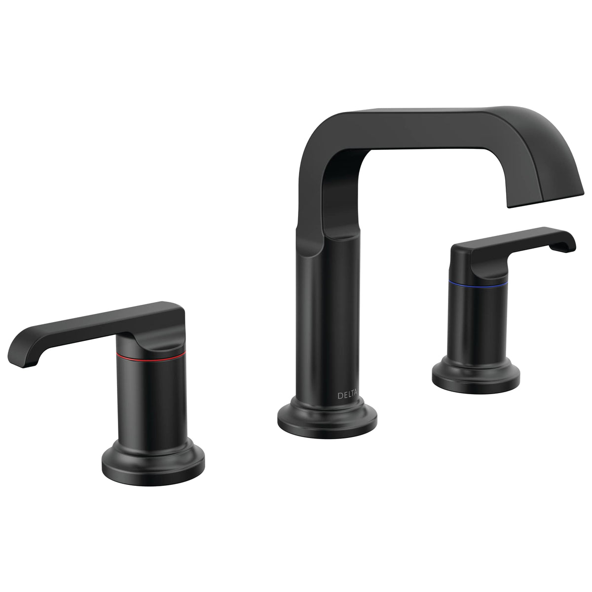 Delta Tetra 1.2 GPM Two Handle Widespread Bathroom Faucet w/ Drain