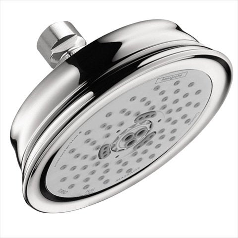 Hansgrohe 04070000 Croma 100 Classic Shower Head 3-Jet, 2.5 GPM in Chrome