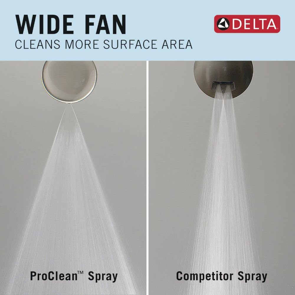 Delta Universal Showering Componentssetting Hand Shower With Cleaning Spray in Lumicoat Stainless - 59584-SS-PR-PK