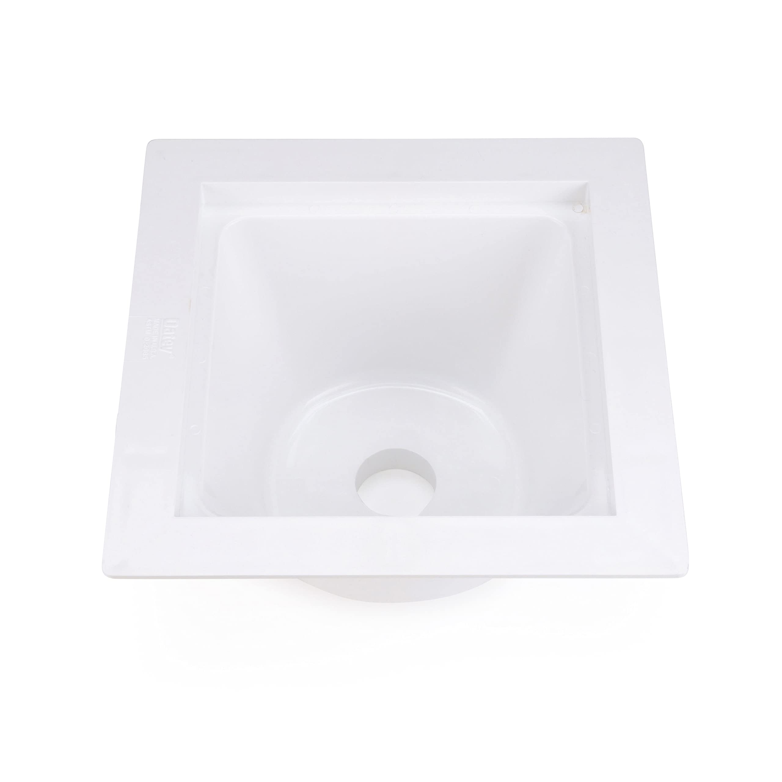 Oatey Floor-Mounted Utility Sink With 2-Inch Socket in White - 42720