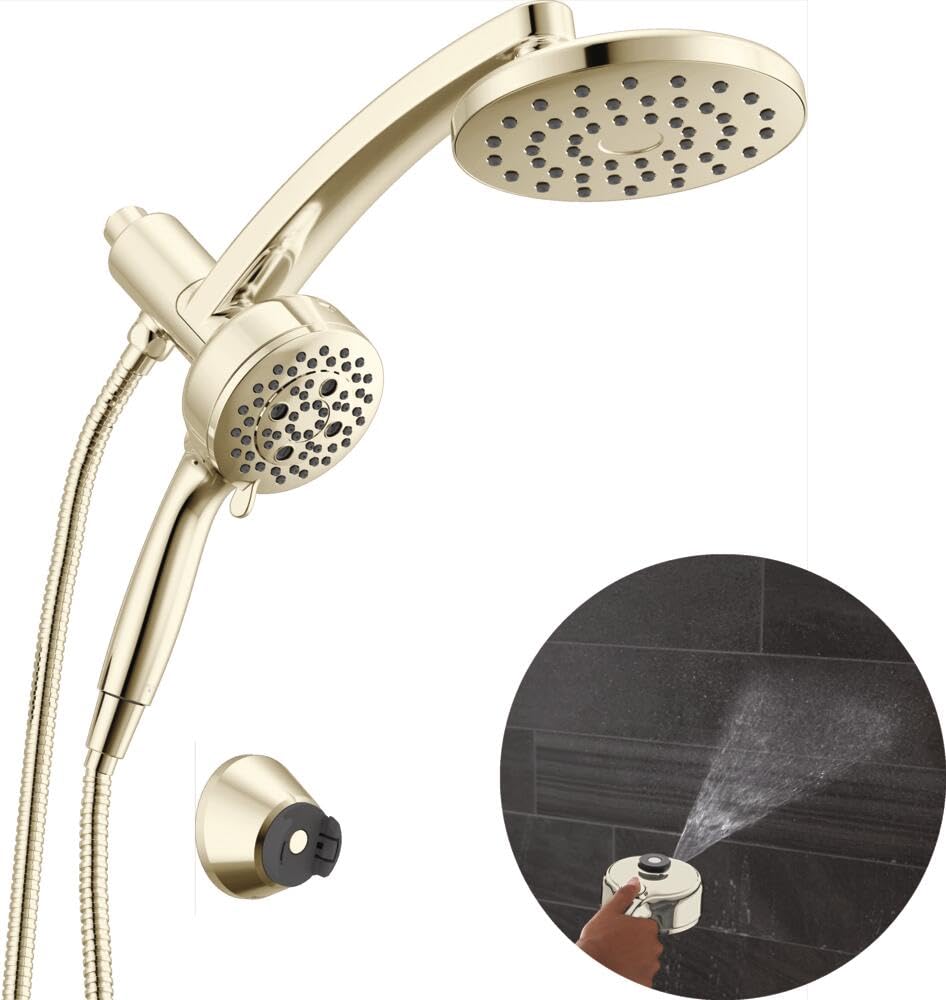 Delta PivotPro 1.75 GPM 3-in-1 Multi-Function Shower Head with Hand Shower