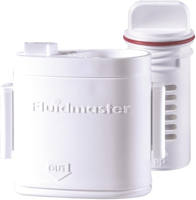Fluidmaster Flush 'n Sparkle 8300 Automatic Toilet Bowl Cleaning System with Bleach Cartridge - 8300P8