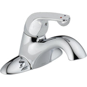 Commercial HDF 501LF-HGMHDF Single Handle Centerset Lavatory Faucet - Single Handle Lever Without Pop Up: Chrome