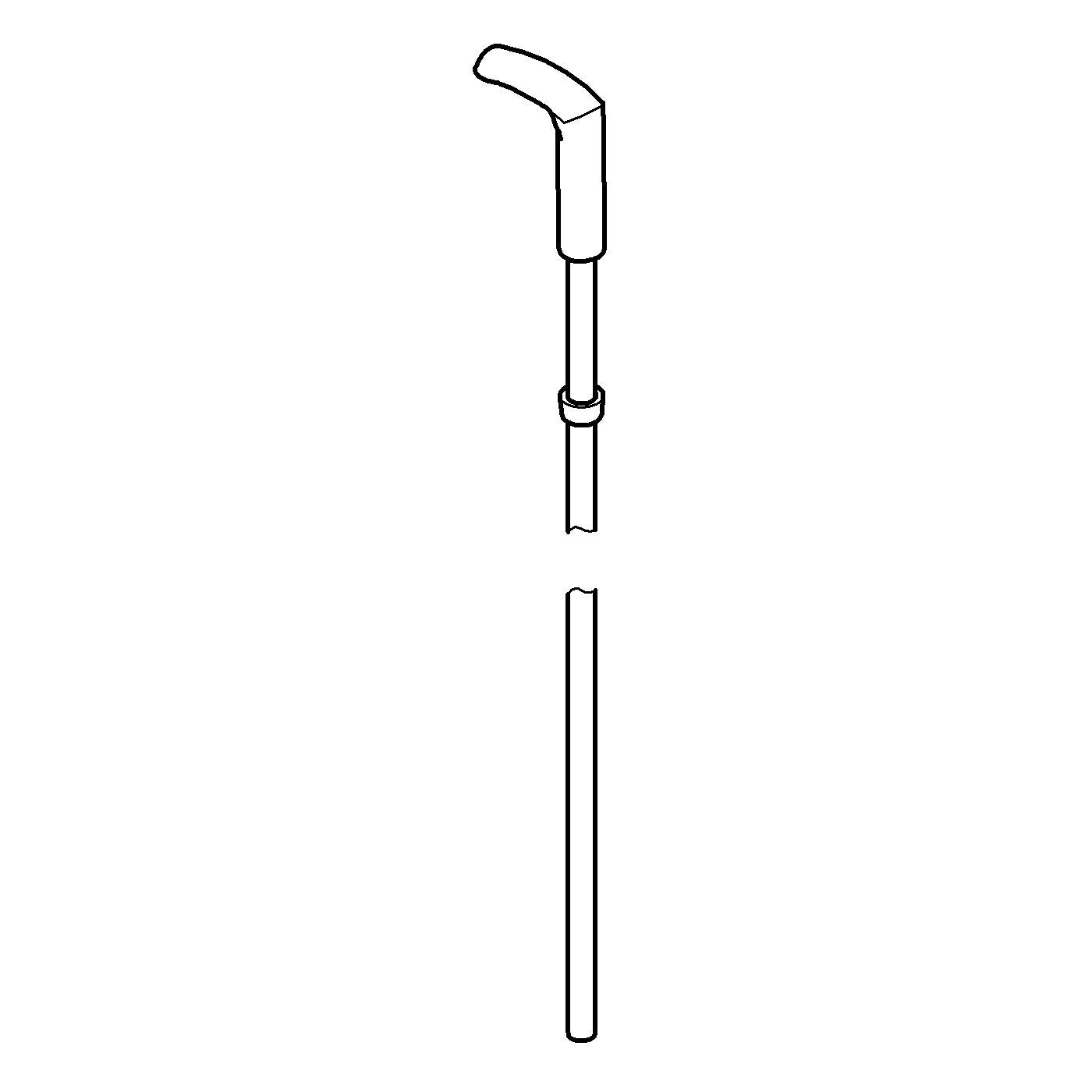 Grohe Repair Parts 06078000 Lift Rod in Grohe Chrome