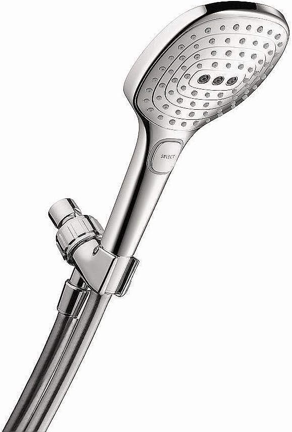 Hansgrohe 04541000 Raindance Select E Handshower Set 120 3-Jet, 2.5 GPM in Chrome