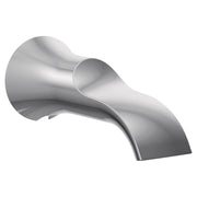 Moen Doux 1/2 Inch Slip Fit Connection Non Diverting Tub Spout in Chrome - S3836