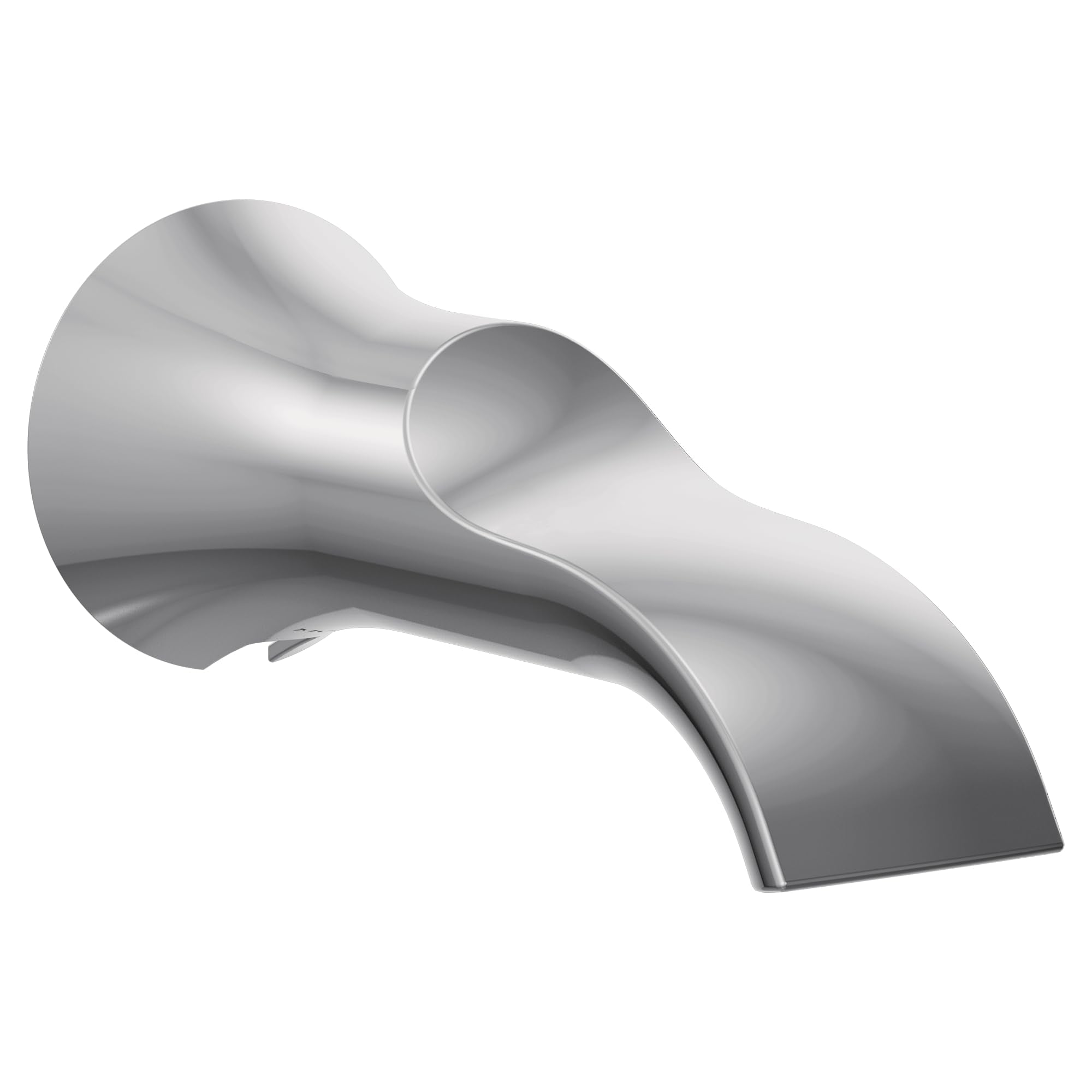 Moen Doux 1/2 Inch Slip Fit Connection Non Diverting Tub Spout in Chrome - S3836