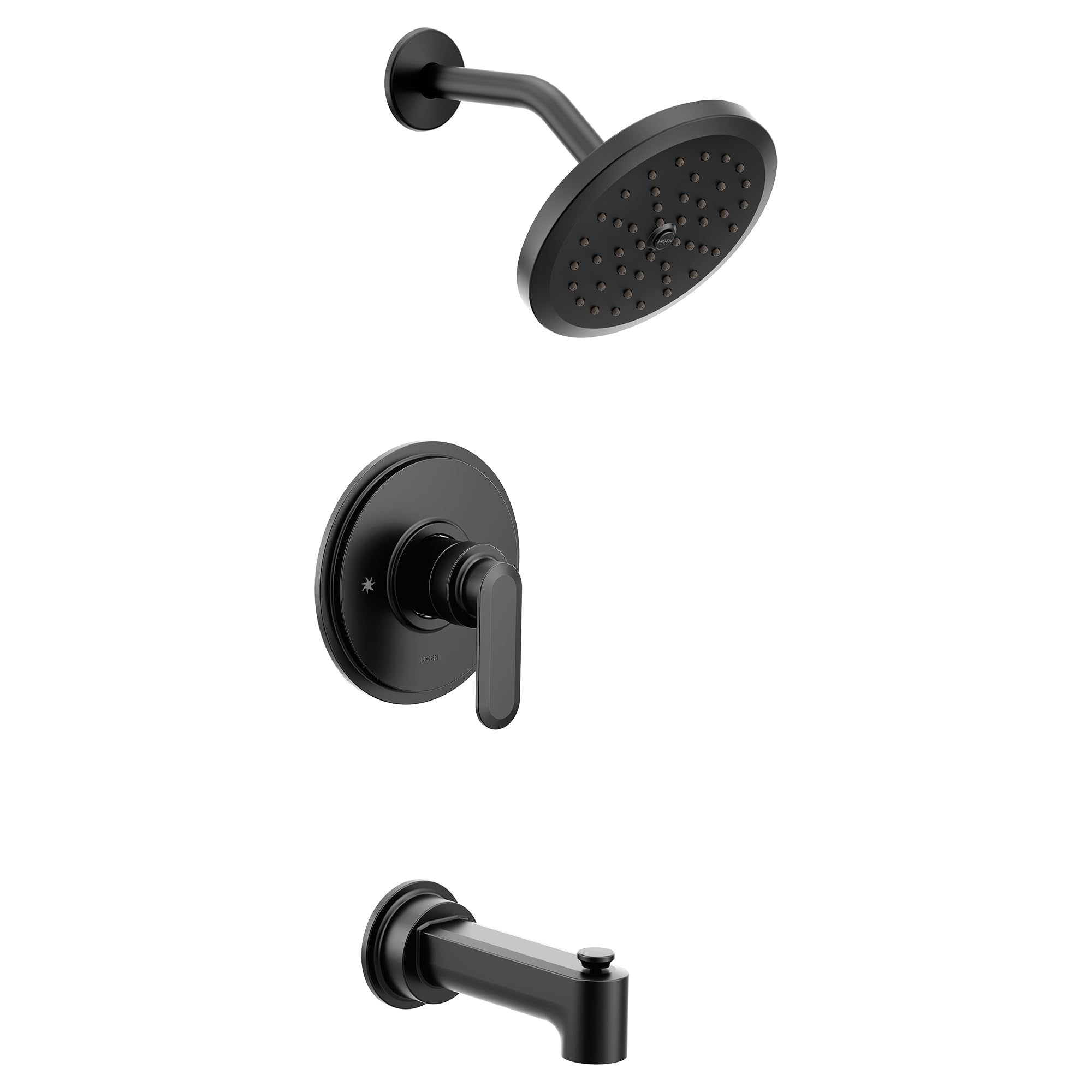 Moen Greenfield Bathroom M CORE 3 Series Shower Trim Set with Wide Showerhead Shower Handle and Tub Spout in Chrome - UT33323BL