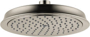Hansgrohe 28421821 Raindance Classic Shower Head 180 1-Jet, 2.5 GPM in Brushed Nickel