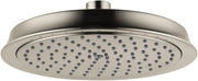 Hansgrohe 28421821 Raindance Classic Shower Head 180 1-Jet, 2.5 GPM in Brushed Nickel