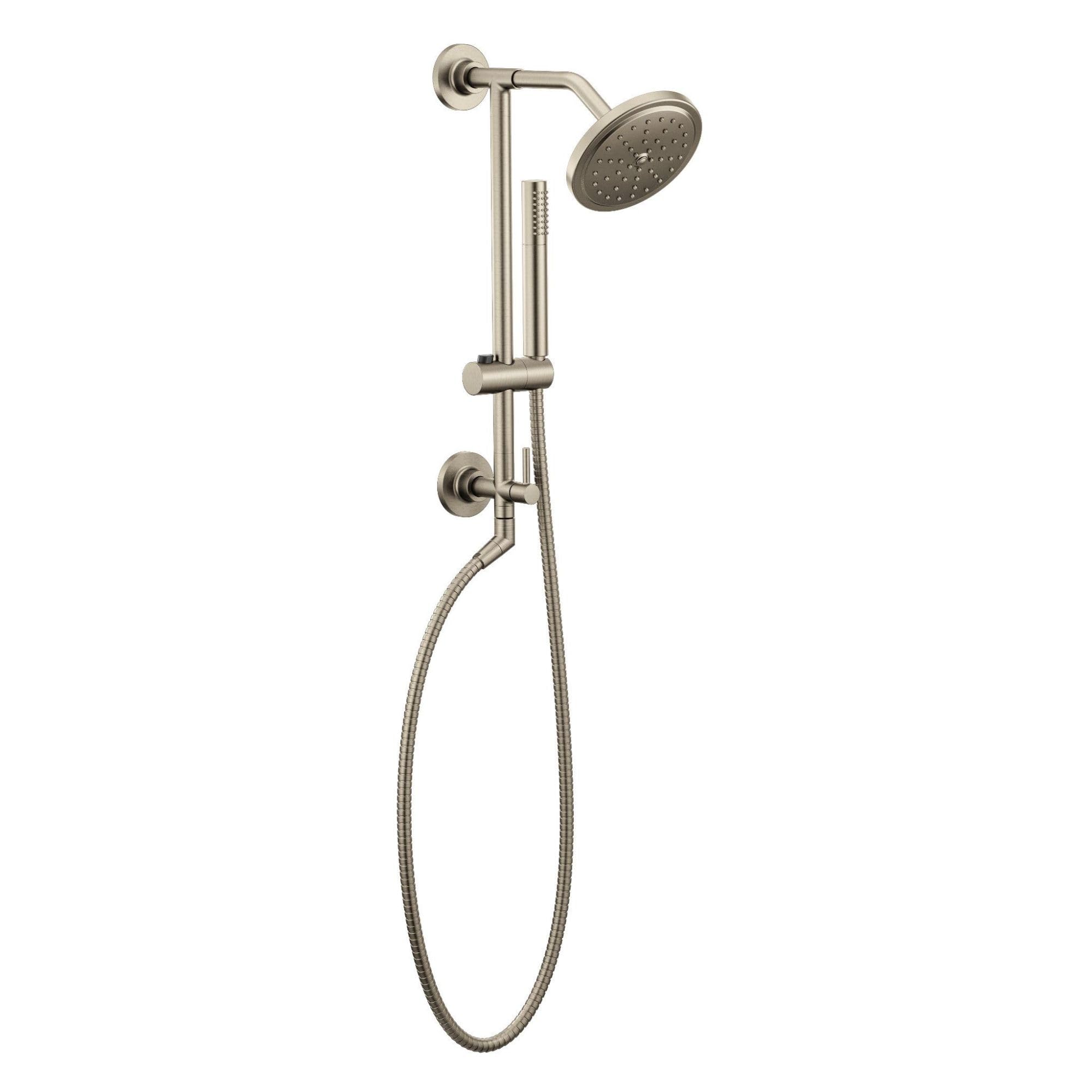 Moen 7 Inch Single Function Eco Performance Shower Head with Immersion Rainshower Technology in Brushed Nickel - S176EPBN
