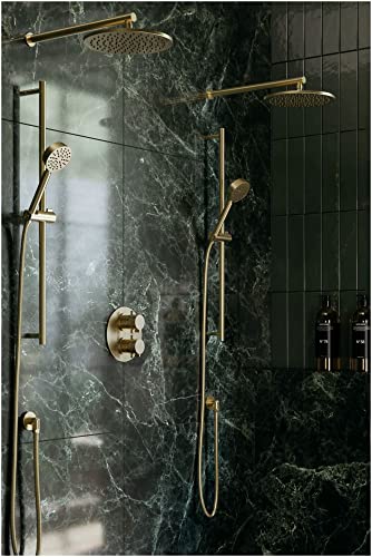 Rohl Handshower Set With 31" Slide Bar and Single Function Handshower in Antique Gold - 0126SBHS1AG